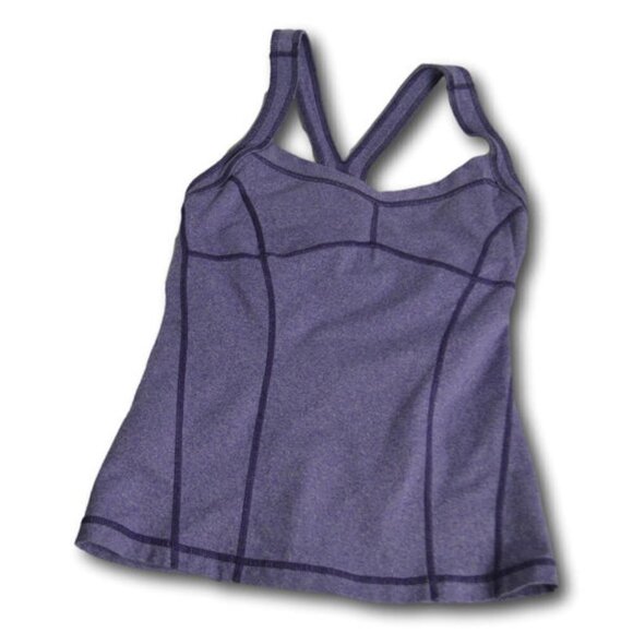Zella Purple Athletic Racer Back Tank Top S - Picture 1 of 3